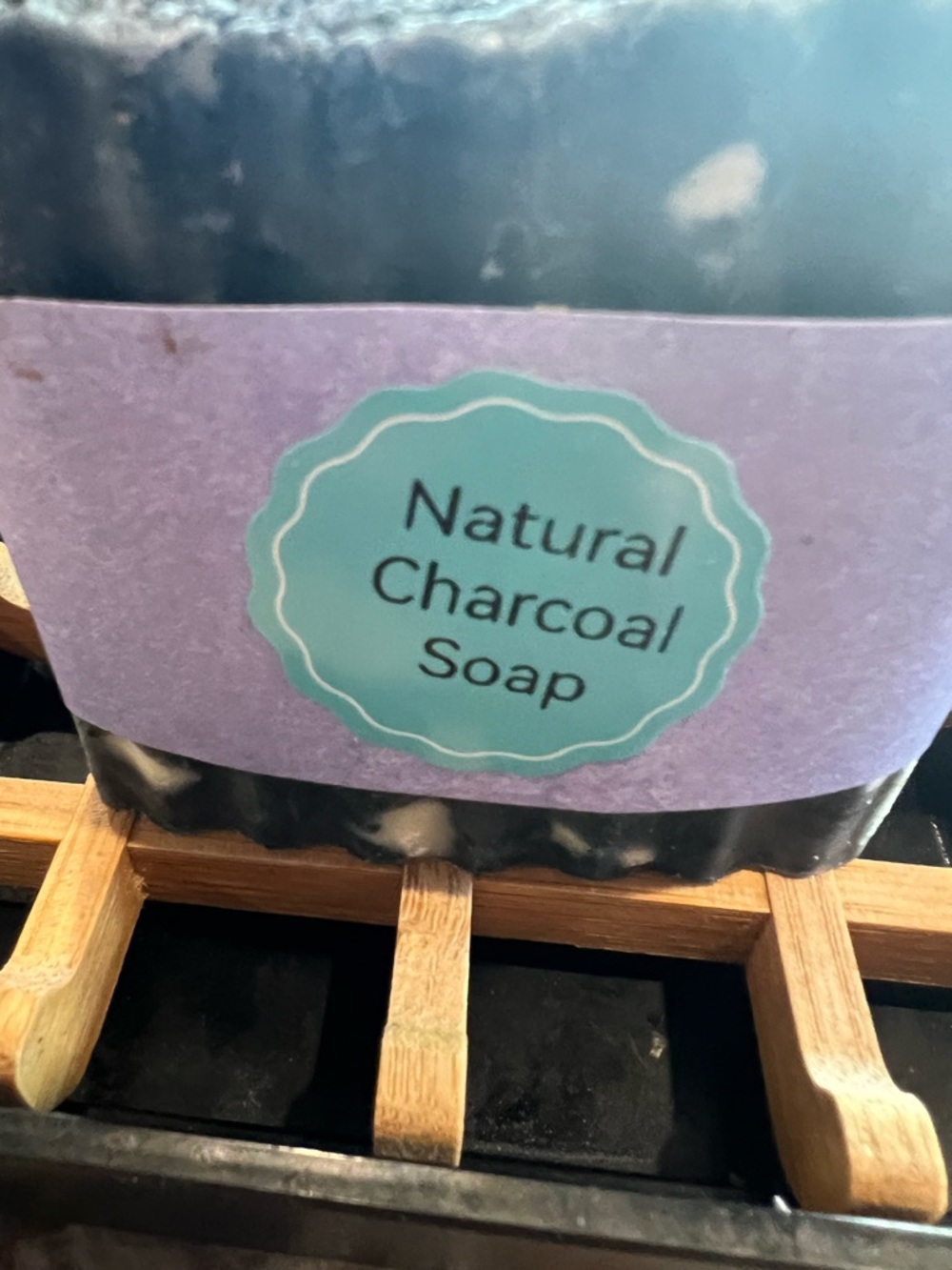 Natural Charcoal Soap – Black Gentle Detox Bar - Picture 4 of 6